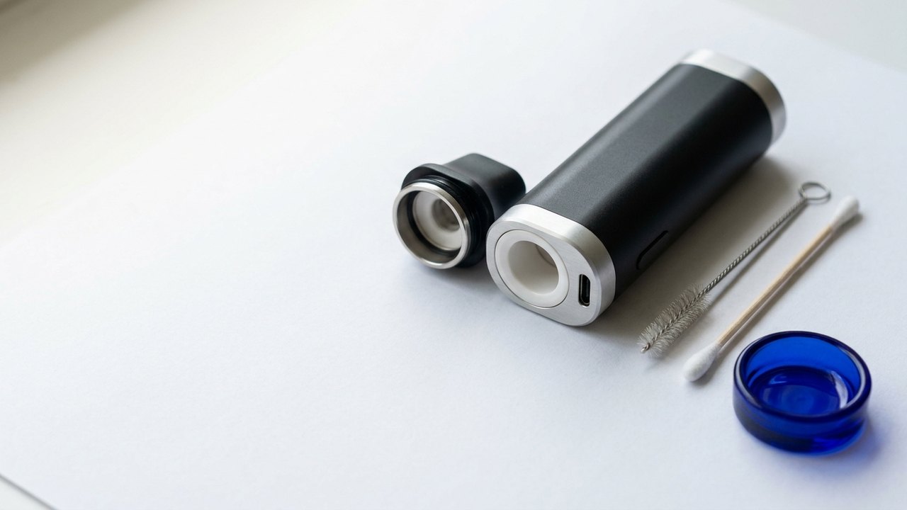 De kamers van een droge-kruidenverdamper reinigen, en hoe lang ze meegaan