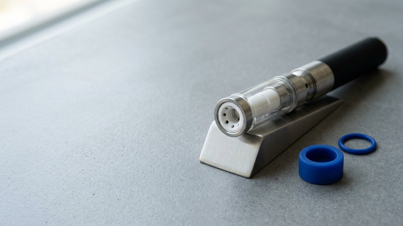 Een cartridge inwerken en primen voor de eerste trek