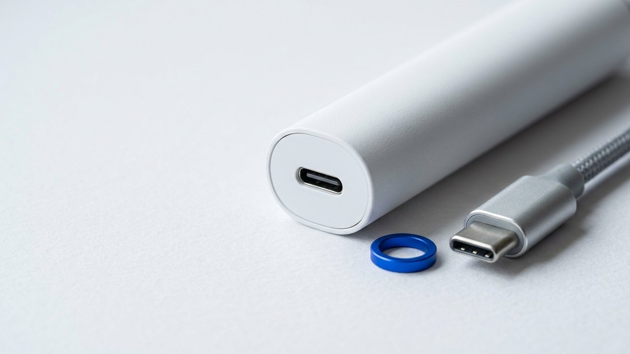 USB-C op een wegwerp-vape voor de EU-markt