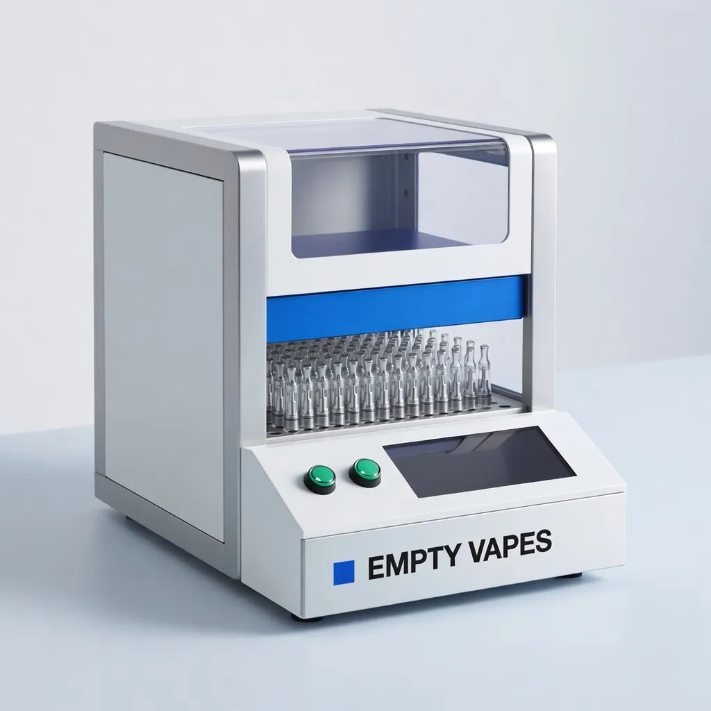 Tappatrice pneumatica per hardware vape vuoto