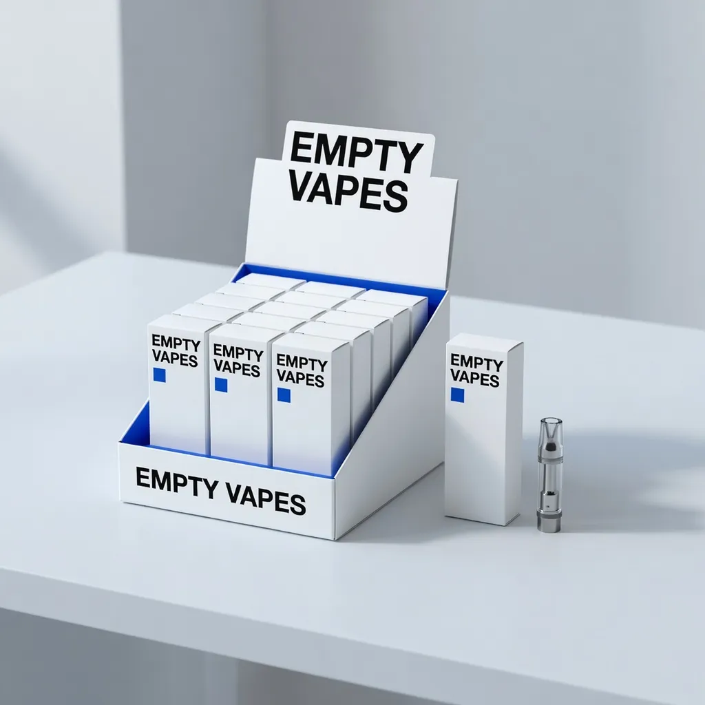 Espositore da banco POP (confezione da 10), hardware vape vuoto