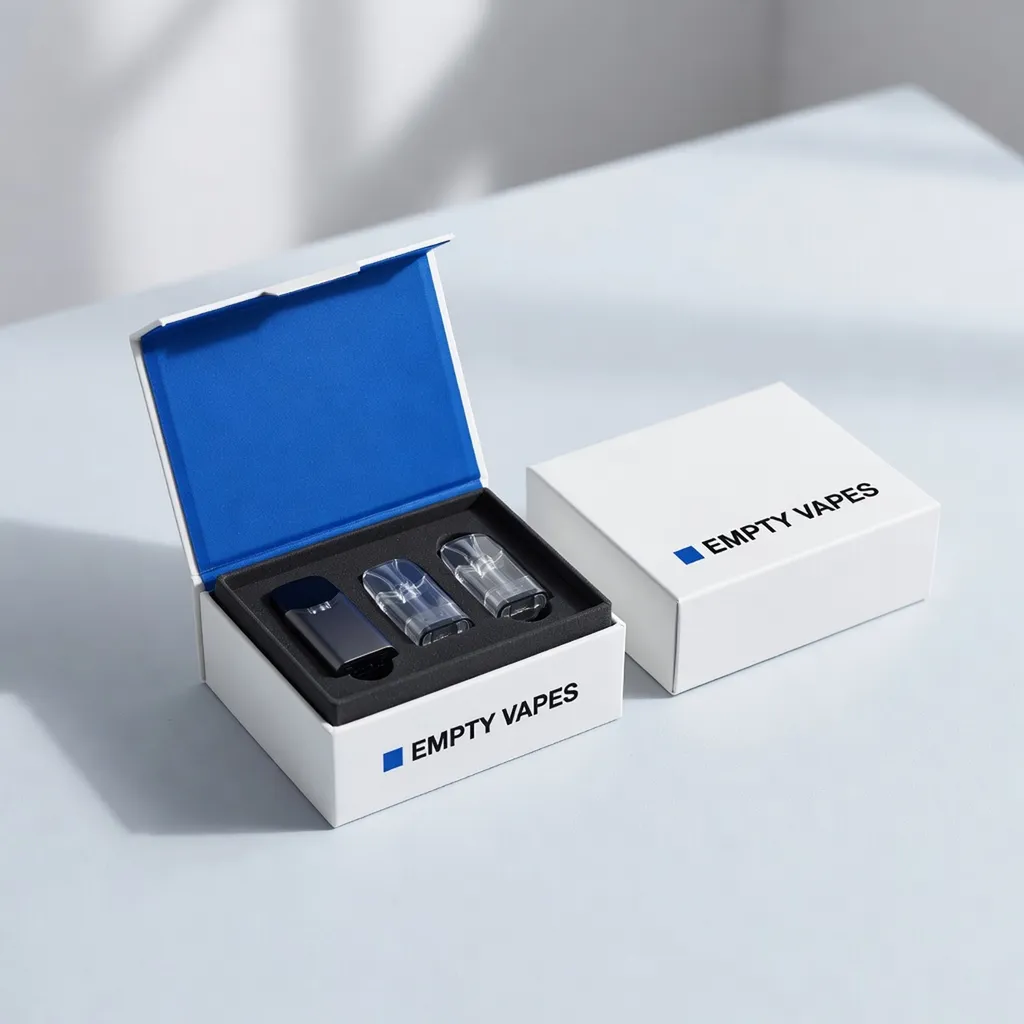 Scatola regalo rigida con chiusura magnetica, hardware vape vuoto